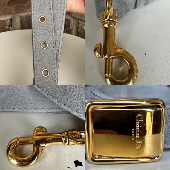 Christian Dior Bobby Flap Bag Shearling and Suede Medium 69901 - Picture 15 of 15